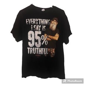 L/XL Black Duck Dynasty T-Shirt